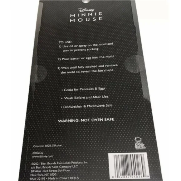 BNWT Minnie Mouse Silicone Molds - Picture 2 of 2